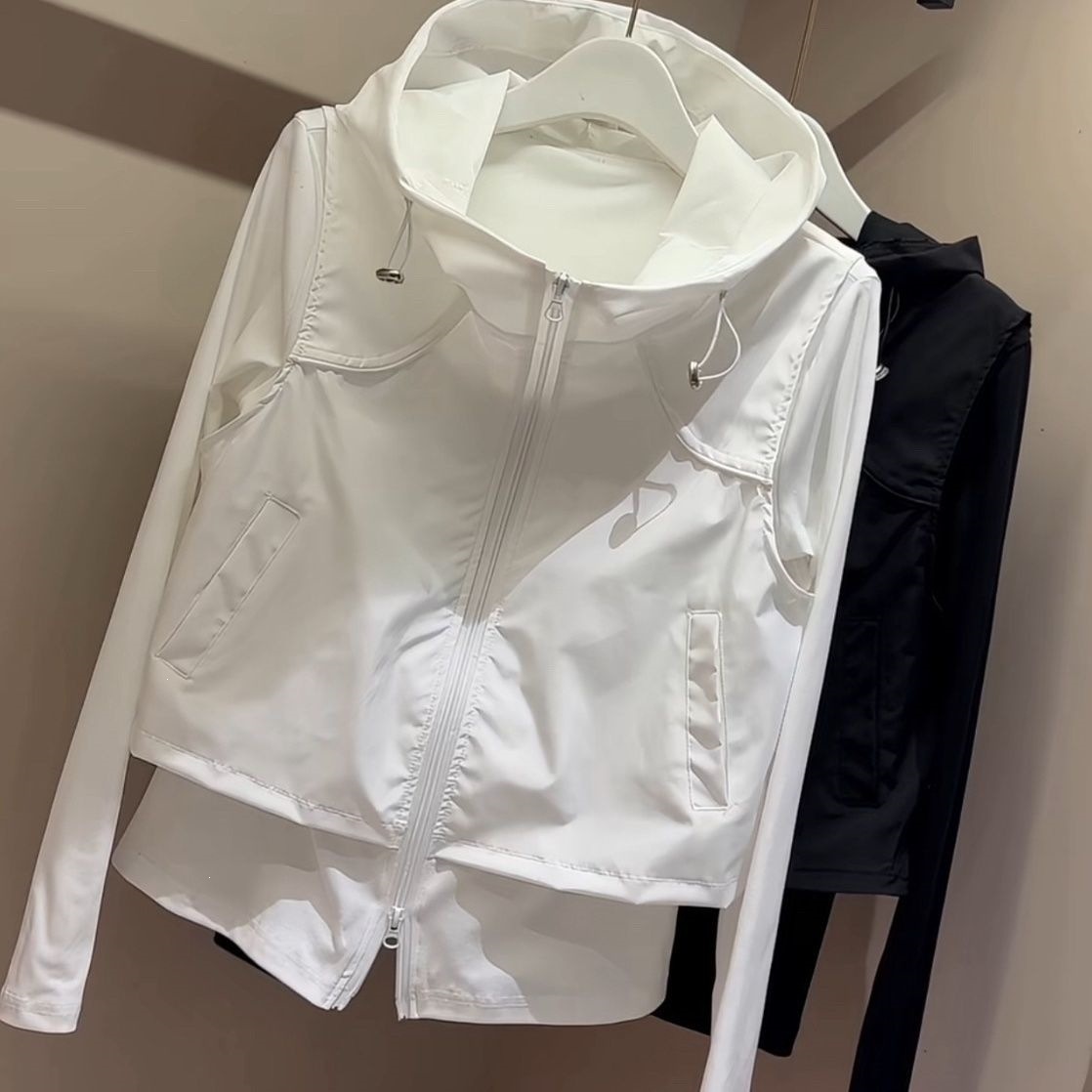 Jackets - 2-in-1 damesjack met capuchon, kort vest