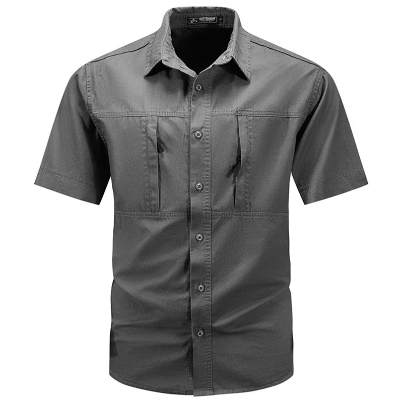 Tactical Military Shirt Cargo - Heren Tactisch shirt met korte mouwen
