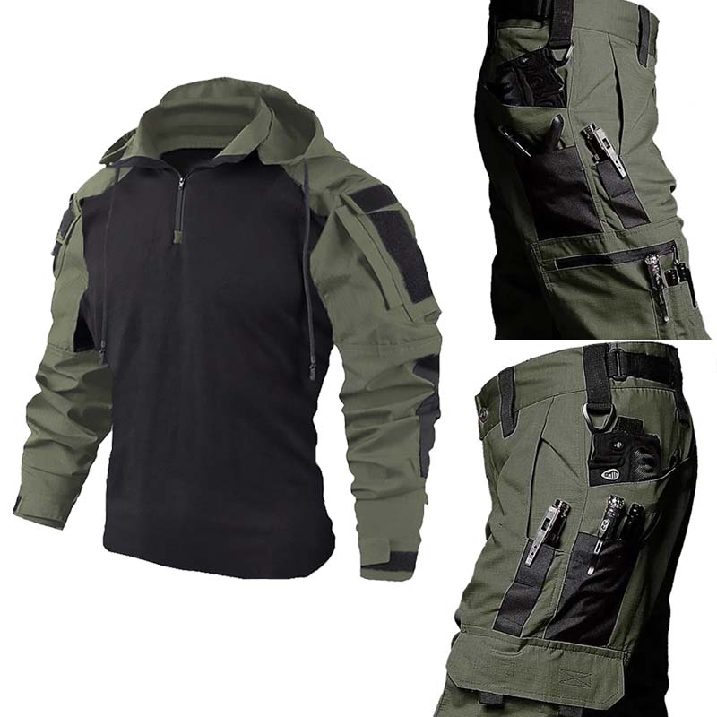 Tactical Military Shirt Cargo - Tactische militaire uniformset Ademend kikkeroverhemd +