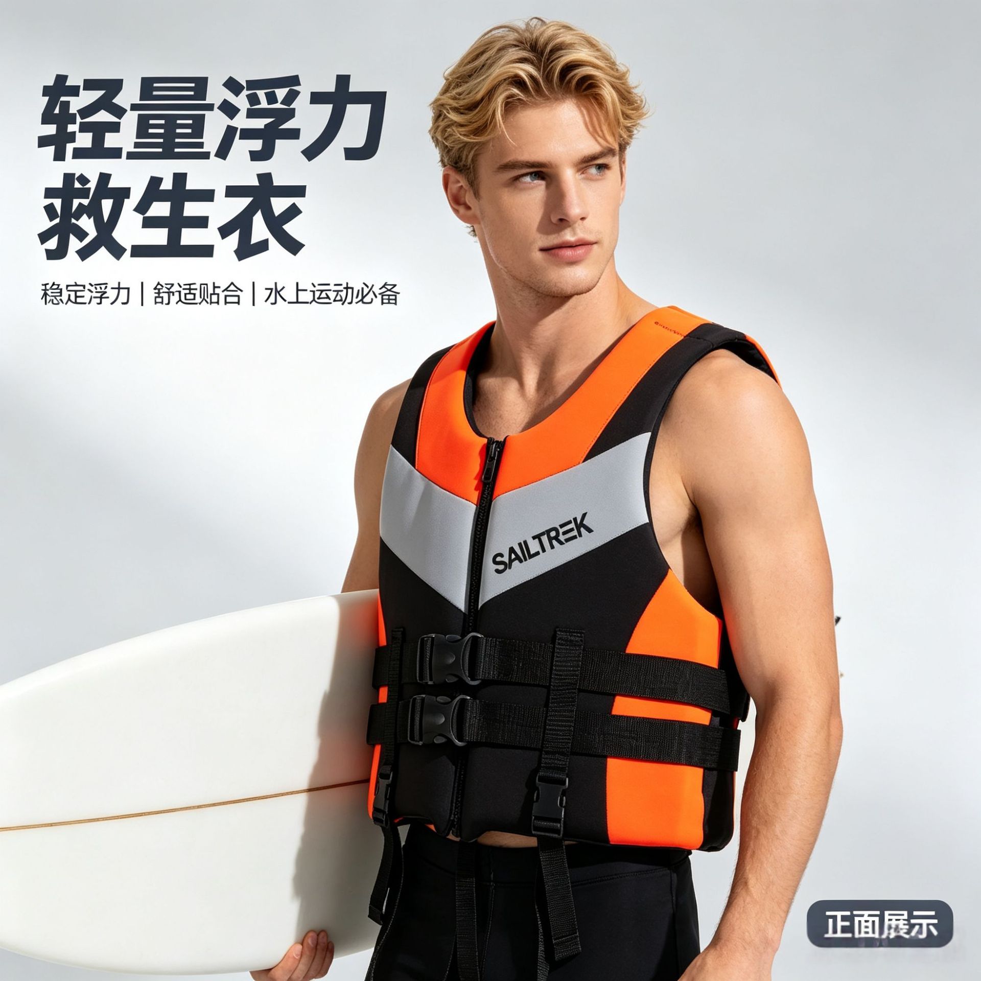 Jackets - Super drijfvermogen jas reddingsvest zwemmen motorboot