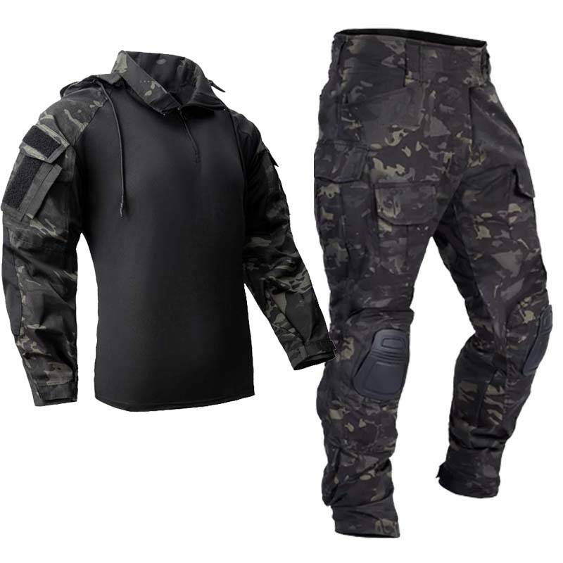 Tactical Military Shirt Cargo - Mannen Tactisch Uniform Milit Outdoor Camo
