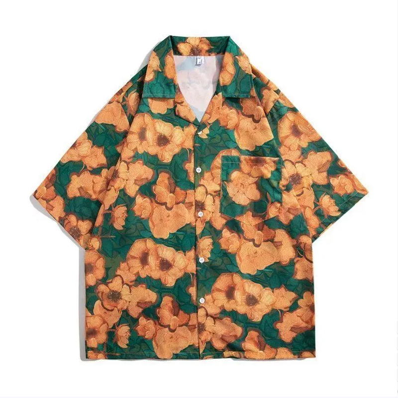 Vintage bloemenshirt met korte - Vintage Hawaiian Floral Shirt recensie en prijs