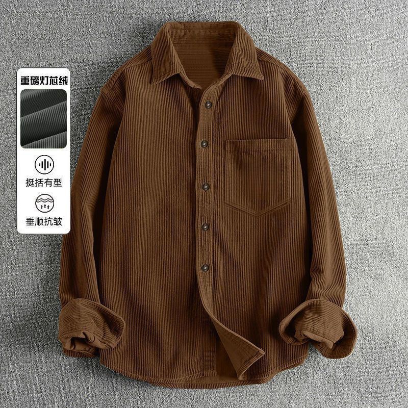 Herfst Heren Corduroy Overhemd - Corduroy Button Up Shirt Men recensie en prijs