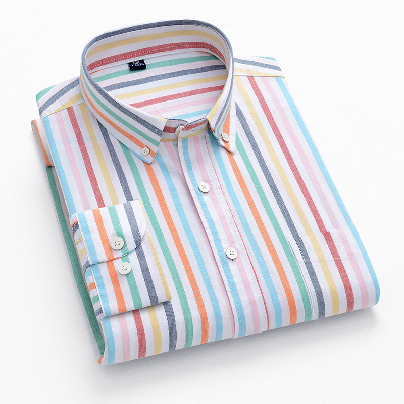 5XL Oxford 100% katoenen shirt - Oxford Cotton Casual Shirt Business recensie en prijs