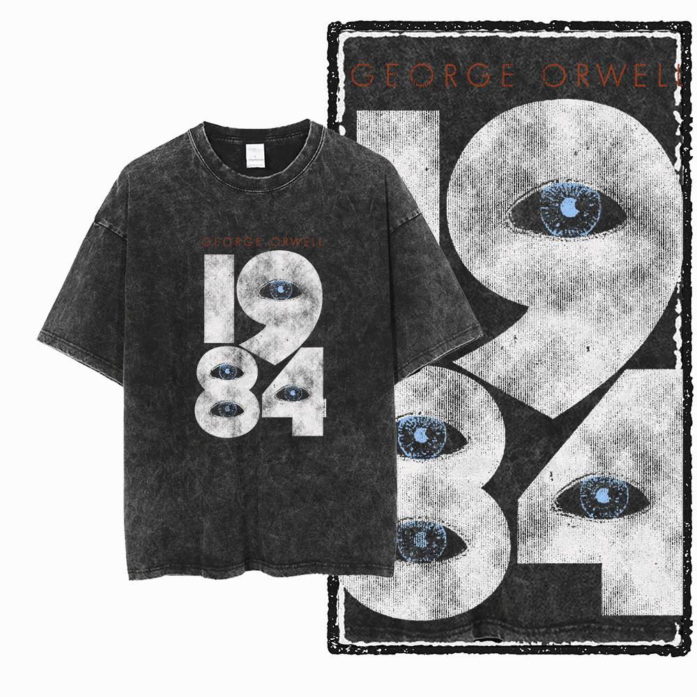 G02 Exclusief 100% katoenen gr - Acid Wash Vintage Graphic T Shirt recensie en prijs
