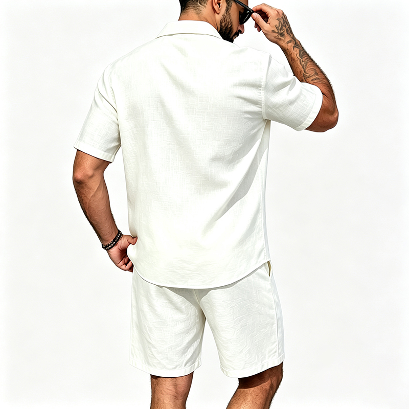 Heren linnen tweedelige outfit - Mens Linen Shirt Long Sleeve recensie en prijs