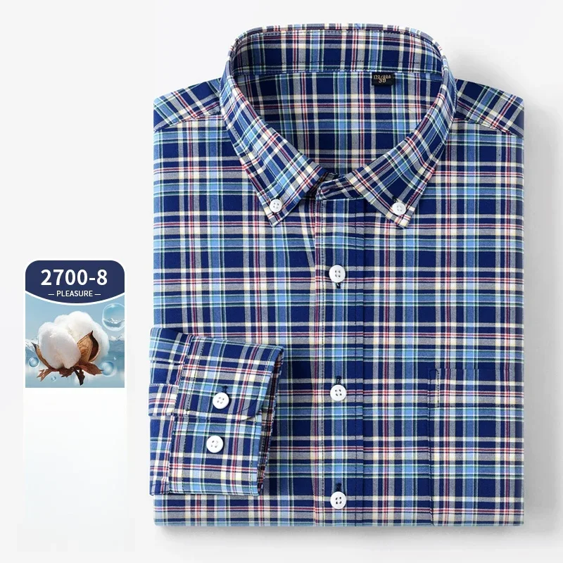 Hoge Kwaliteit Lange Mouw Voor - Oxford Cotton Casual Shirt Business recensie en prijs