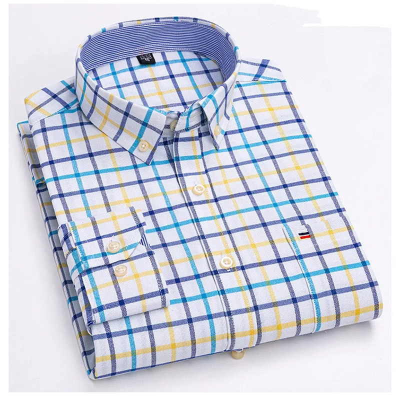 2024 Nieuwe Heren Shirt Lange  - Oxford Cotton Casual Shirt Business recensie en prijs
