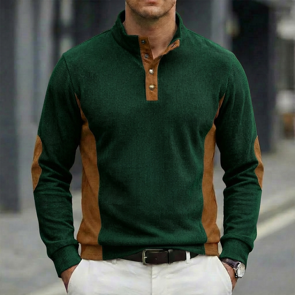 Trendy nieuw casual corduroy h - Corduroy Button Up Shirt Men recensie en prijs