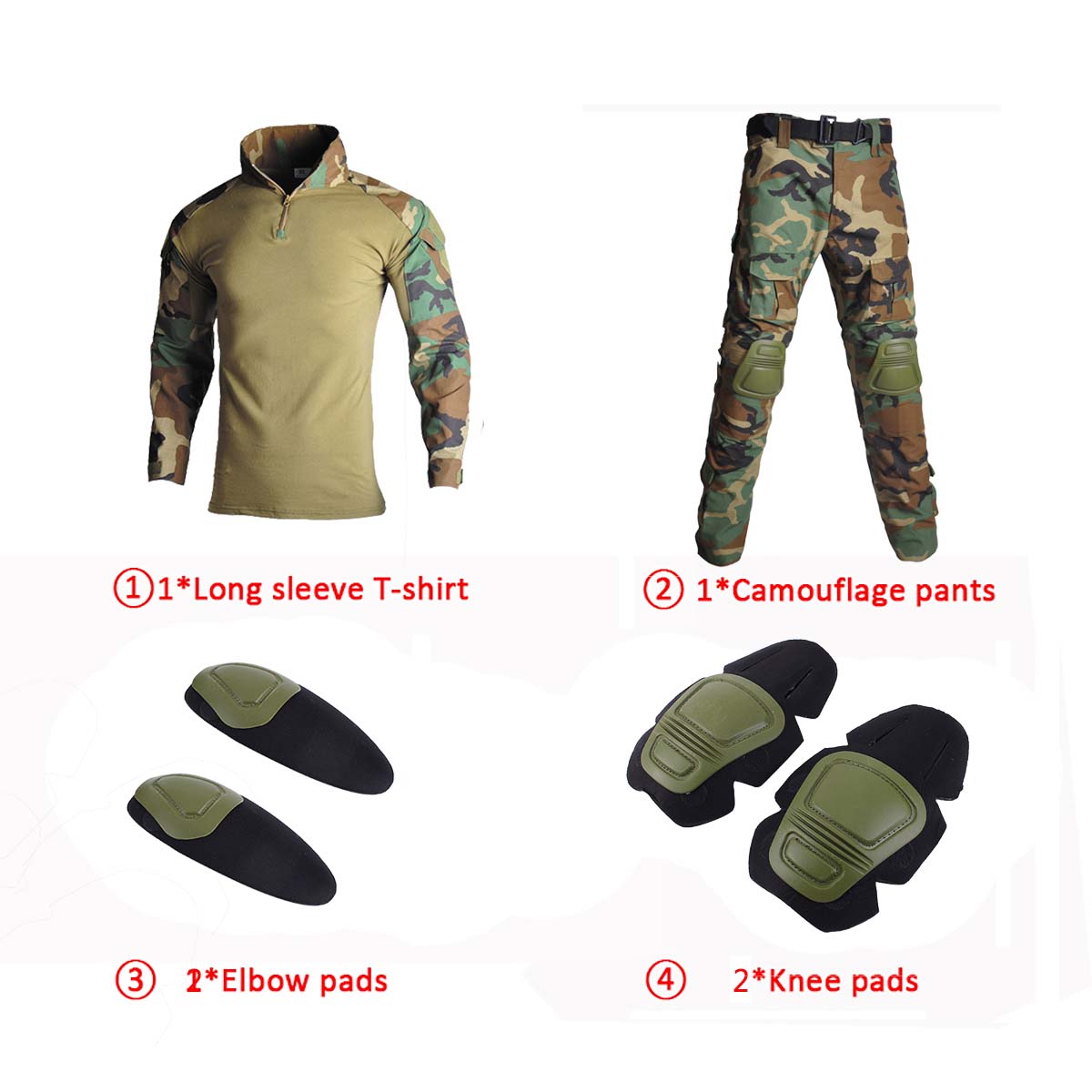 Jungle Camouflage G2 Tactische - Tactical Military Shirt Cargo recensie en prijs