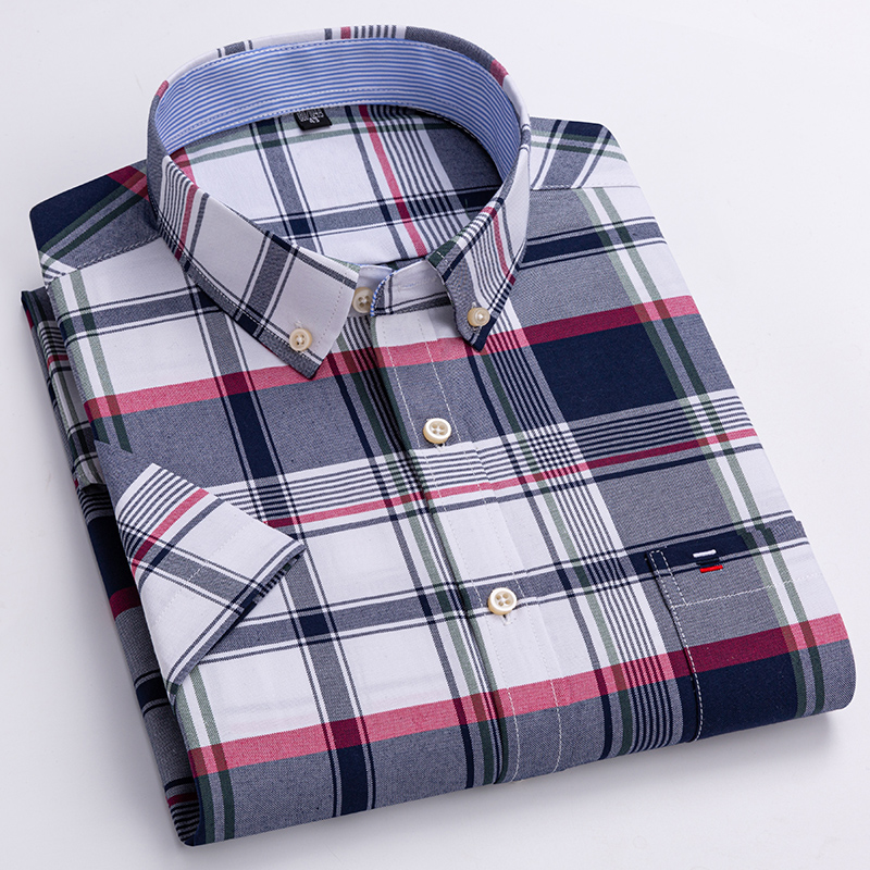 Zomer 100% katoenen Oxford-shi - Oxford Cotton Casual Shirt Business recensie en prijs