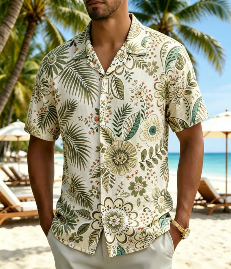 Herenshirt met vintage boho tr - Vintage Hawaiian Floral Shirt recensie en prijs