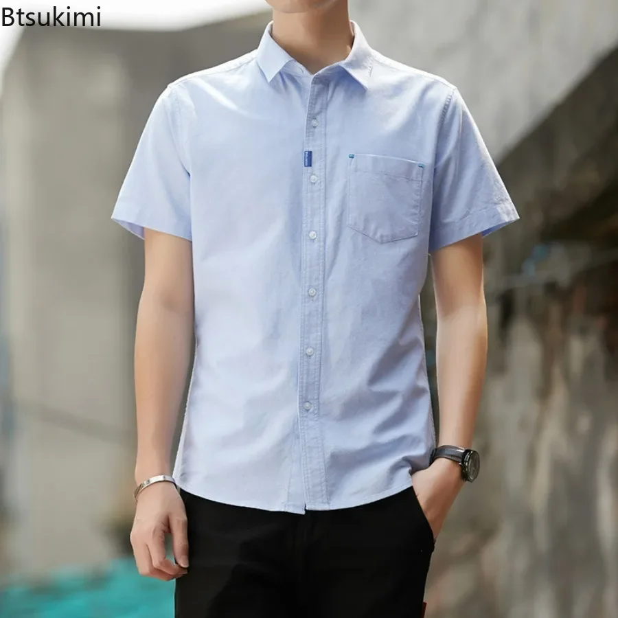 2026 Heren Casual 100% Katoene - Oxford Cotton Casual Shirt Business recensie en prijs