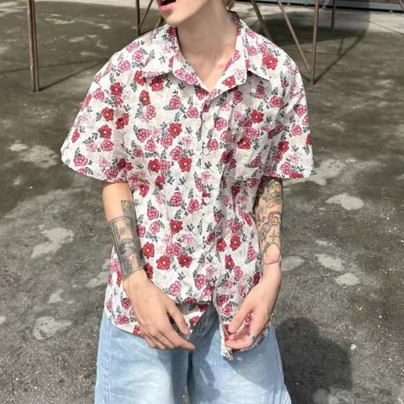 Mannen Trendy Vintage Bloemenp - Vintage Hawaiian Floral Shirt recensie en prijs