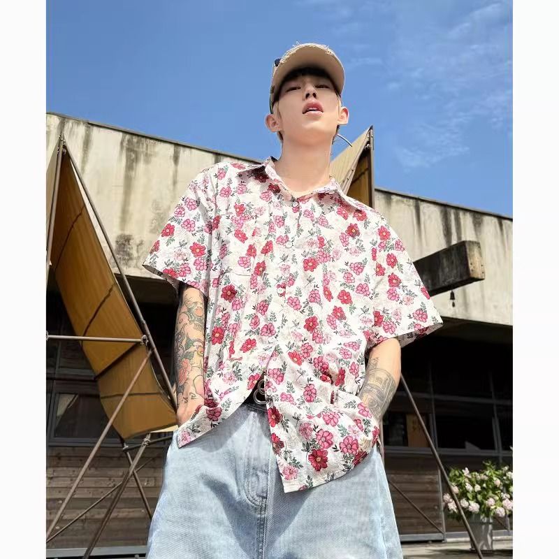Mannen Trendy Vintage Bloemenp - Vintage Hawaiian Floral Shirt recensie en prijs