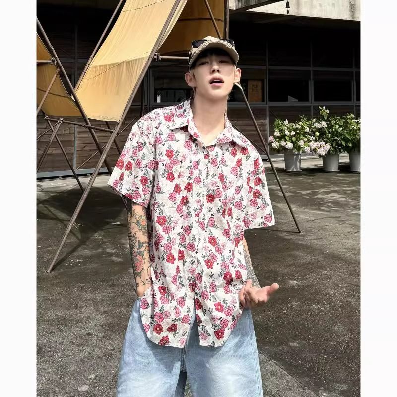 Mannen Trendy Vintage Bloemenp - Vintage Hawaiian Floral Shirt recensie en prijs