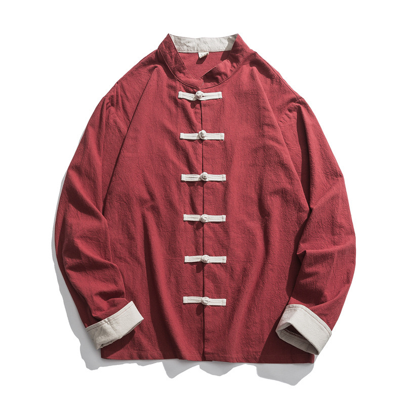 2026 Nieuwe Kimono Jas Mannen  - Mens Linen Shirt Long Sleeve recensie en prijs