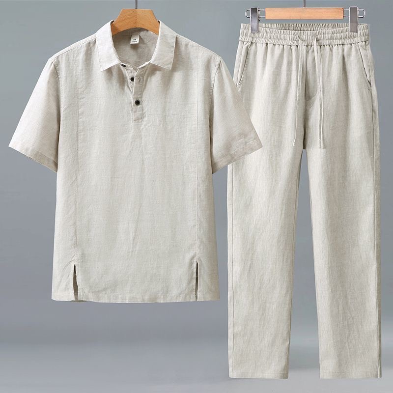 Lente/Zomer Mode Retro Sport T - Mens Linen Shirt Long Sleeve recensie en prijs