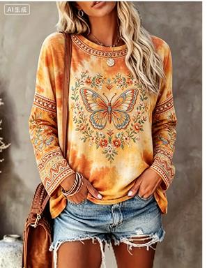 Dames T-shirt met lange mouwen - T-Shirts recensie en prijs