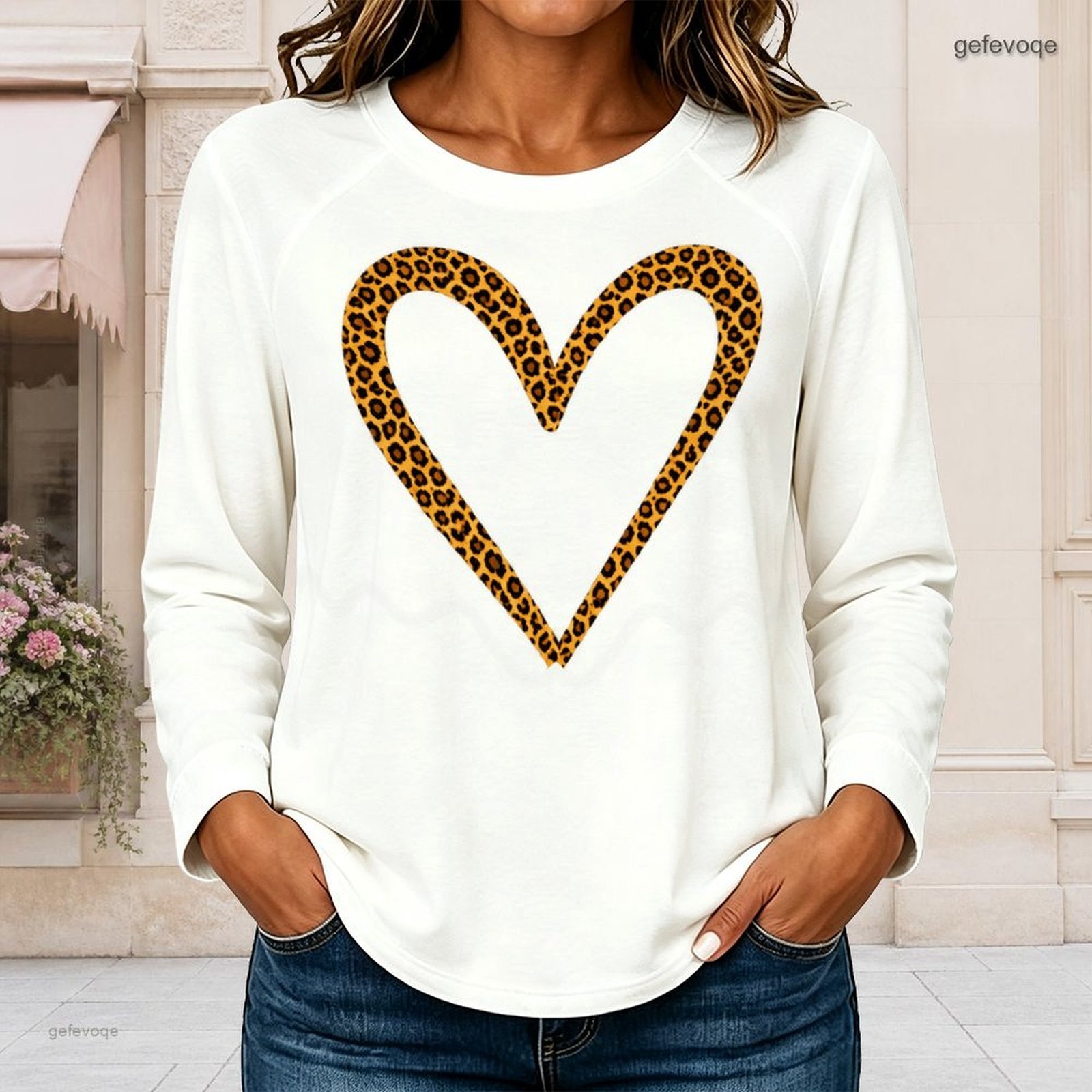 Dames T-shirt met ronde hals,  - T-Shirts recensie en prijs
