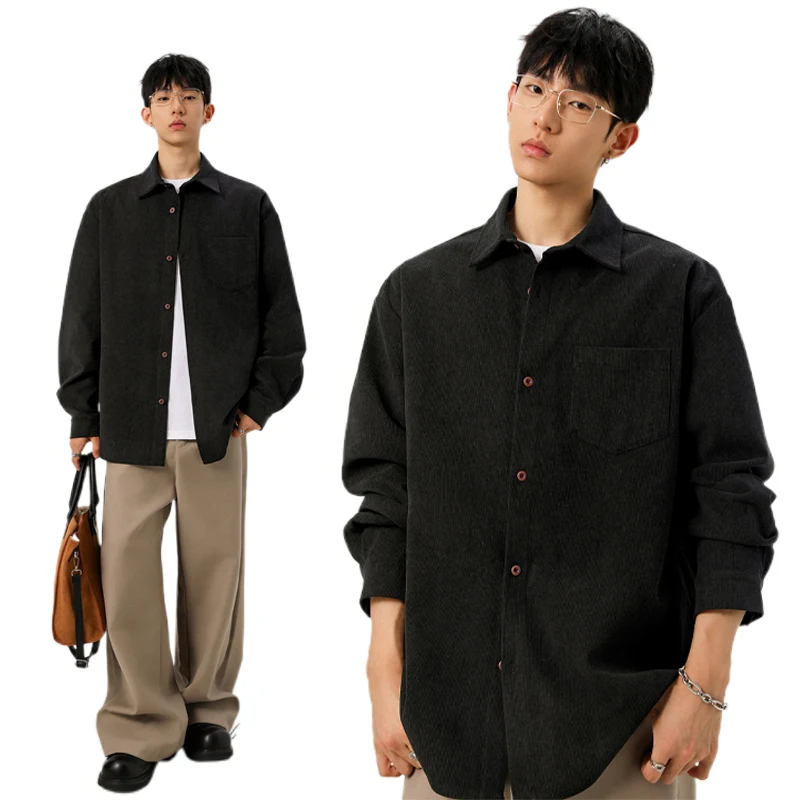 Herenkleding: corduroy top met - Corduroy Button Up Shirt Men recensie en prijs