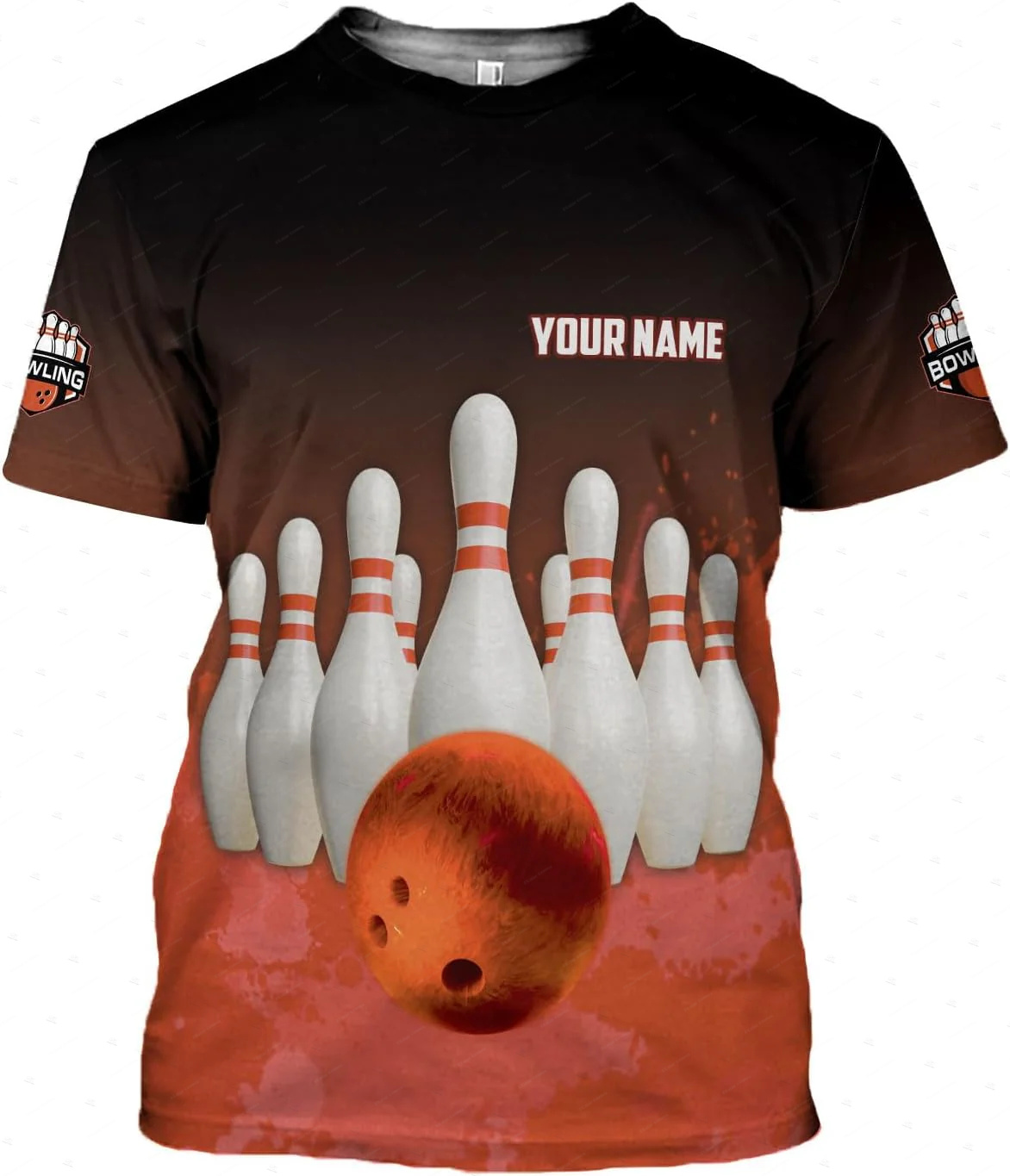 Aangepaste naam Gradiënt Bowli - Short Sleeve Bowling Shirt Retro recensie en prijs