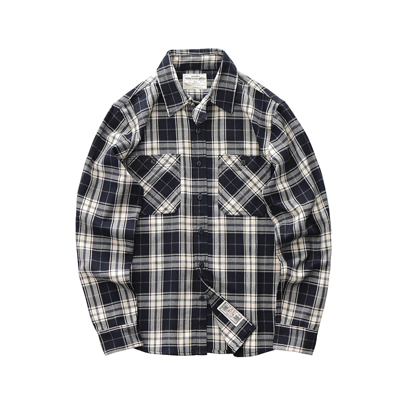 Herfst Nieuwe Japanse Retro 30 - Flannel Plaid Shirt Heavy Weight recensie en prijs