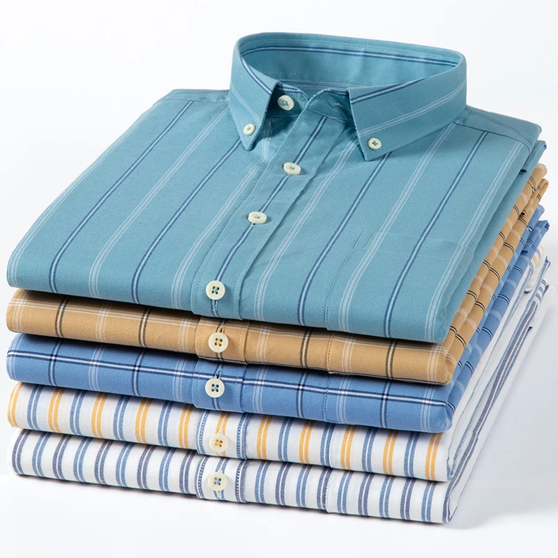 2023 Nieuwe Puur Katoenen Oxfo - Oxford Cotton Casual Shirt Business recensie en prijs