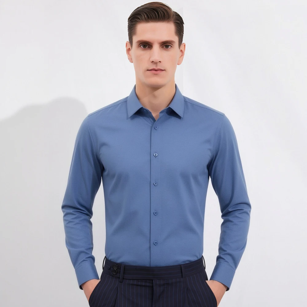 Zacht satijnen overhemd voor h - Breathable Bamboo Fiber Shirt Non Iron recensie en prijs